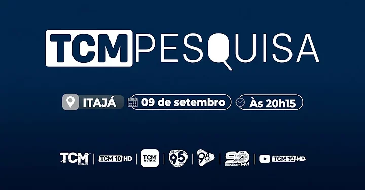 TCM Pesquisa traz os números para a Prefeitura de Itajá nesta segunda (9)