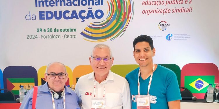 Coordenador do SINTE Regional de Mossoró participa de seminário internacional sobre educação