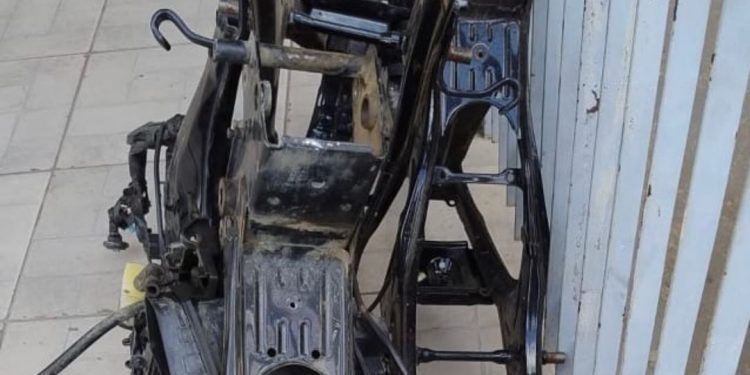 Polícia Militar recupera peças de motocicletas em Mossoró