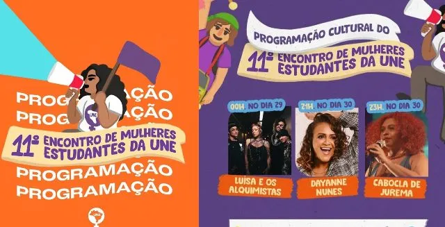 11º Encontro Nacional de Mulheres Estudantes (EME) começa nesta sexta-feira (29)