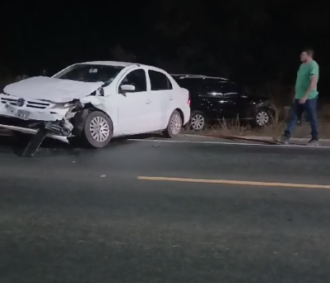 Animal solto na pista provoca acidente na RN 117 em Mossoró