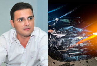 Prefeito de Patu se envolve em acidente com animal na BR-304