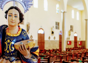 Motociclistas e devotos de Santa Luzia participam da Motorromaria da Luz nesta quinta-feira (12)