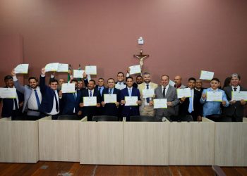Eleitos em 2024 foram diplomados nesta segunda-feira (16)
