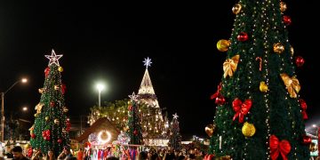 Abertura do “Estação Natal” marca início das festas de fim de ano em Mossoró