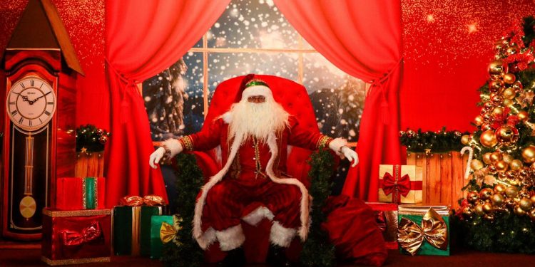 Papai Noel se despede do Estação Natal nesta terça-feira (24) em Mossoró