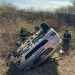 Veículo capota na BR-304 em Mossoró