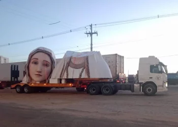 Com 35 metros, estátua de Nossa Senhora de Fátima será instalada em Natal