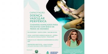 Capacitação sobre doenças vasculares para médicos e enfermeiros será realizada na Ufersa