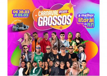 Prefeitura de Grossos divulga atrações do Carnaval 2025