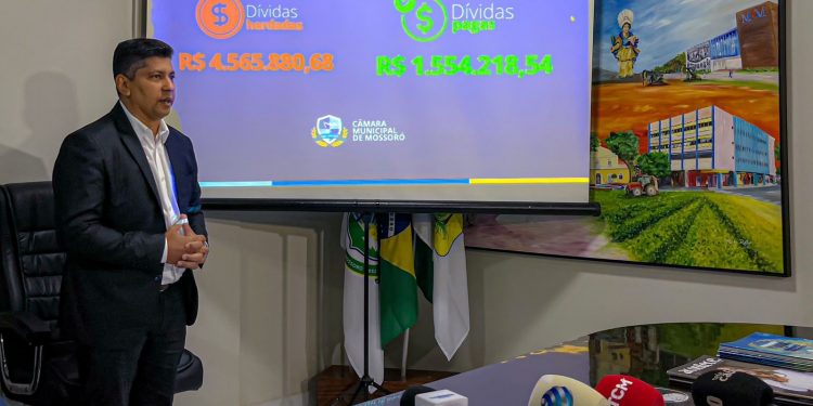 Câmara de Mossoró apresenta dívida de mais de R$ 4 milhões
