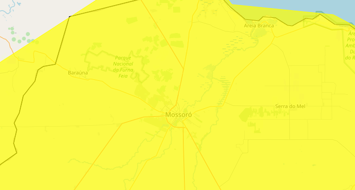 Inmet prevê chuvas intensas para Mossoró