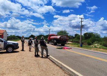 Idoso morre em acidente de trânsito na BR-405, em Apodi