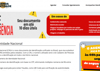 Novo sistema de agendamento para emissão da Carteira de Identidade Nacional já está disponível