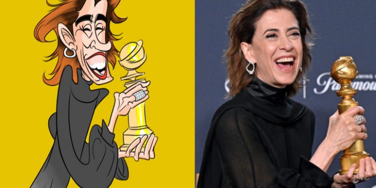 Bombeiro apodiense viraliza com caricatura da atriz Fernanda Torres