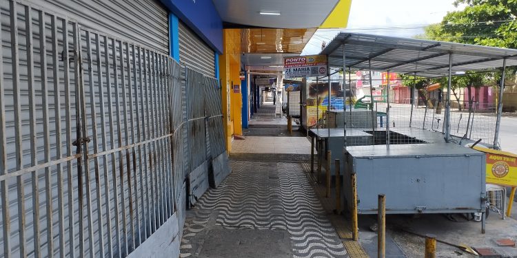 Comércio de Mossoró fica vazio nesta terça-feira de Carnaval