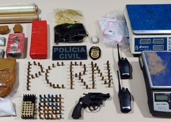 Polícia Civil apreende drogas e arma de fogo durante operação em Caicó no Seridó Potiguar