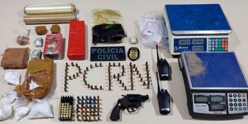 Polícia Civil apreende drogas e arma de fogo durante operação em Caicó no Seridó Potiguar