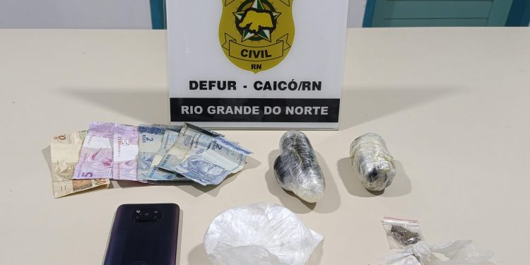 Polícia prende suspeito por roubo, homicídio e organização criminosa em Caicó
