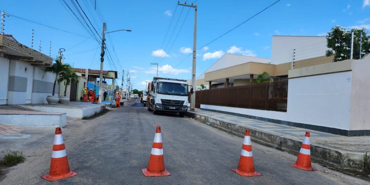 Trecho crítico do Abolição II é interditado para obras de recapeamento asfáltico