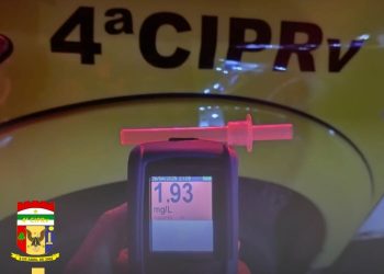 Motociclista é preso em Serrinha dos Pintos com recorde de álcool no sangue