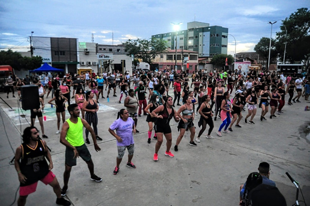 Aulão de dança desta quinta-feira terá atendimentos de saúde ao público