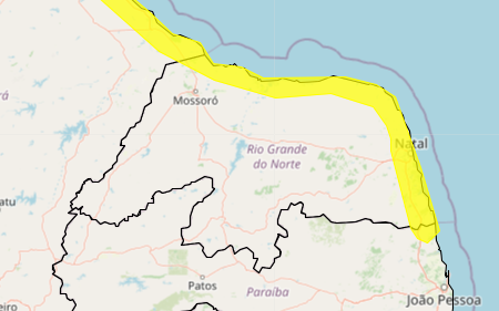 Inmet emite alerta de chuvas intensas para Mossoró e outros 38 municípios do RN