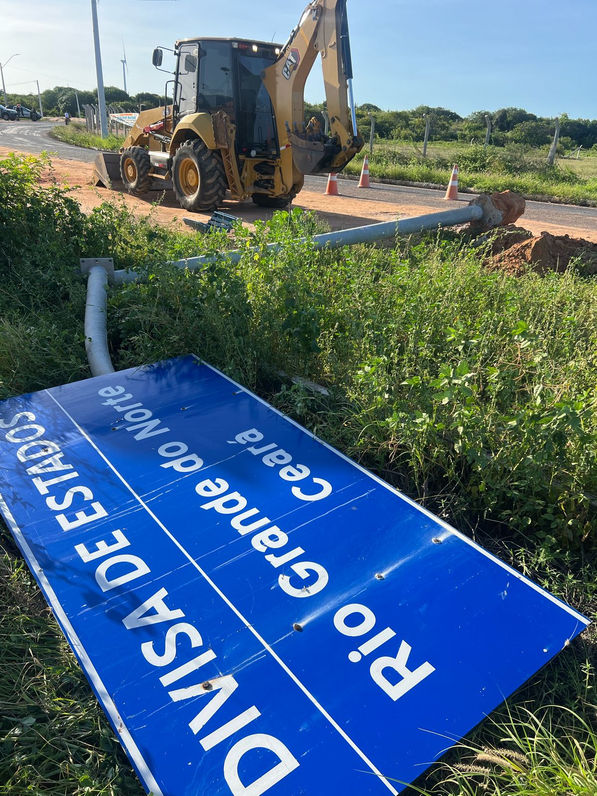 Prefeitura de Tibau remove placa entre Ceará e Rio Grande do Norte instalada por Icapuí