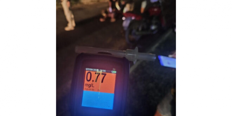 Condutor embriagado é preso pela PRF após se envolver em acidente na BR-304 em Mossoró