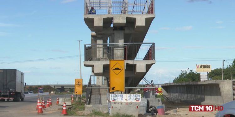 DNIT adia conclusão das passarelas do Complexo Viário da Abolição por cerca de 30 dias