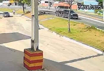 Motociclista fica ferida após acidente na BR-110, em Mossoró