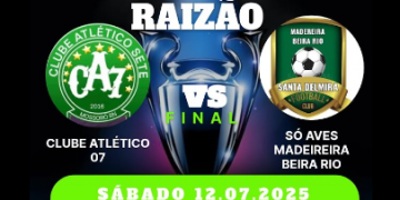 Atlético Sete e Santa Delmira decidem Copa Master do Raizão neste sábado (12)