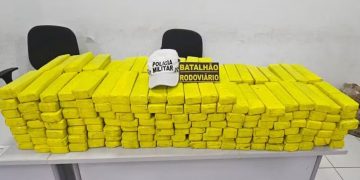 Polícia Rodoviária Estadual realiza apreensão de mais de 150kg de maconha no RN