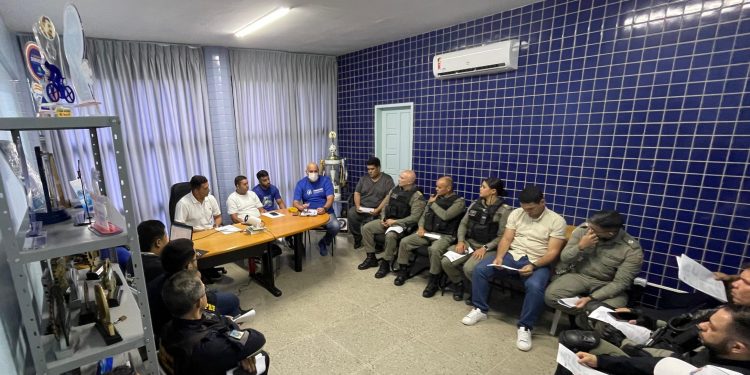 Forças de segurança traçam plano de ação para o Potiba do Futsal