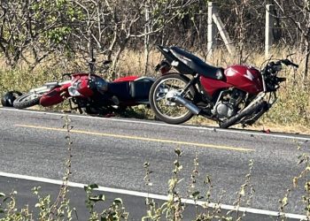 Acidente entre motocicletas deixa dois mortos na BR-110, entre Mossoró e Upanema