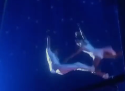 Trapezista do Circo Los Campellos cai durante apresentação em Macau