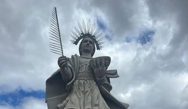 Estátua de Santa Luzia será abençoada durante a XXI Jornada Cultural do Museu do Sertão