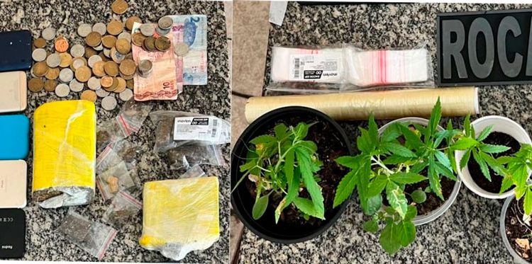 Polícia prende suspeito de tráfico de drogas no Bairro Barrocas