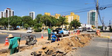Tem início interdição no cruzamento da Rua Antônio Vieira de Sá com a Rua Amaro Duarte