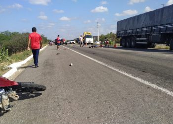 Mulher morre em acidente de trânsito na BR-304, em Mossoró