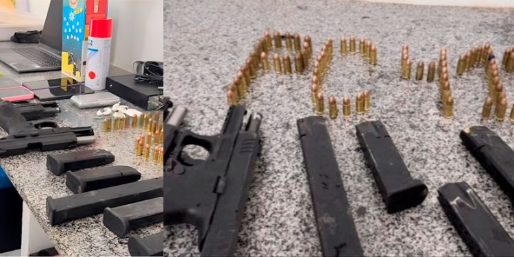 Polícia prende três suspeitos e apreende armas, drogas e veículos em Baraúna