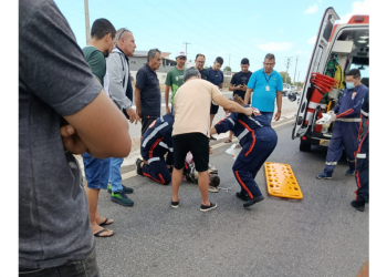 Homem é atropelado na BR-304 e fica gravemente ferido