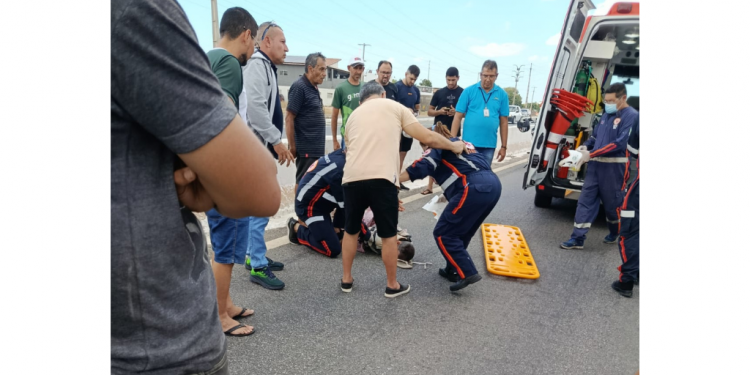 Homem é atropelado na BR-304 e fica gravemente ferido