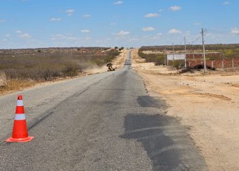 Governo inicia obras na RN-117 entre Governador Dix-Sept Rosado e Caraúbas