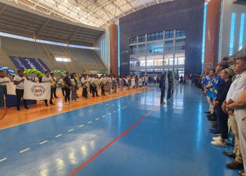 Abertura dos JEMs 2025 movimenta o Ginásio Pedro Ciarlini nesta terça-feira (18)