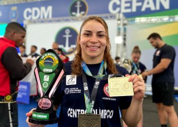 Atleta mossoroense é campeã brasileira de Luta Olímpica