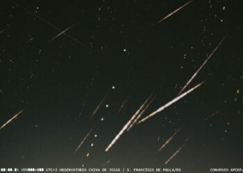 Chuvas de meteoros em 2026 prometem espetáculo raro no céu brasileiro