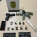 Polícias Civil e Militar prendem homem em flagrante por tráfico de drogas em Tibau