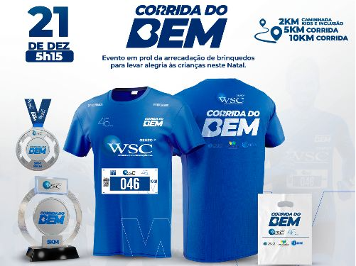 1ª Corrida do Bem está com inscrições abertas
