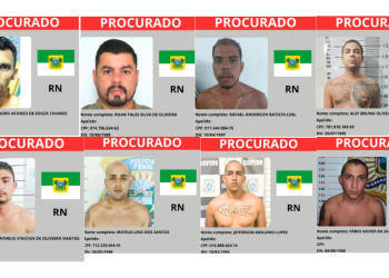 Rio Grande do Norte tem oito foragidos na lista de mais procurados do Ministério da Justiça